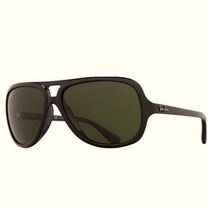 Ray-Ban RB4162 Black Polarized Aviator Sunglasses